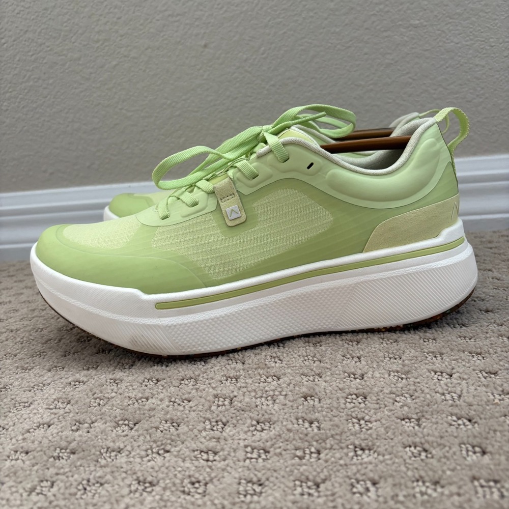Ahnu Sequence 1 Low Sneakers Shoes in Lime Women US 8.5 Carbon-Fiber Plate $225